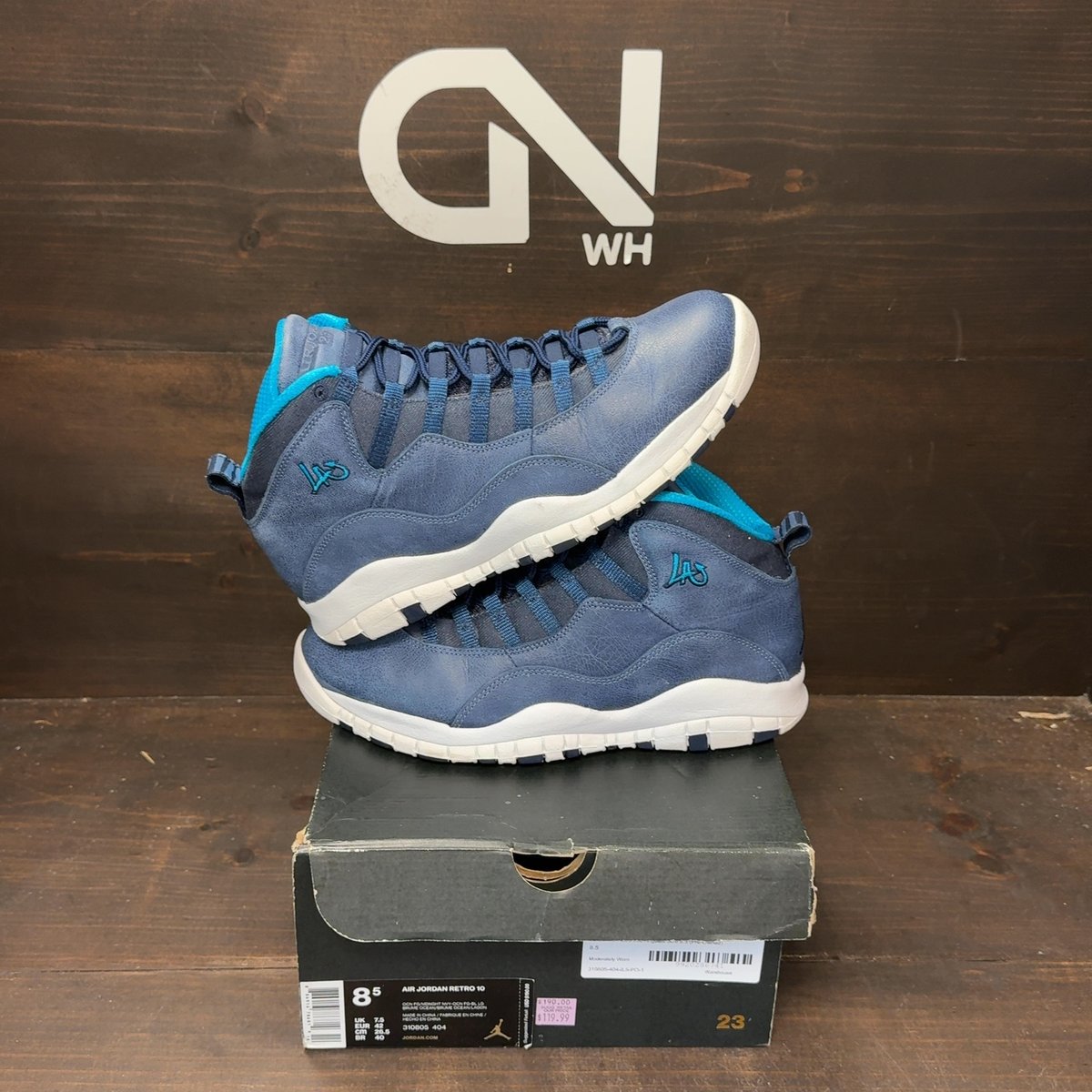 Jordan 10 Retro Los Angeles Size 8.5 (Pre-Owned) - front