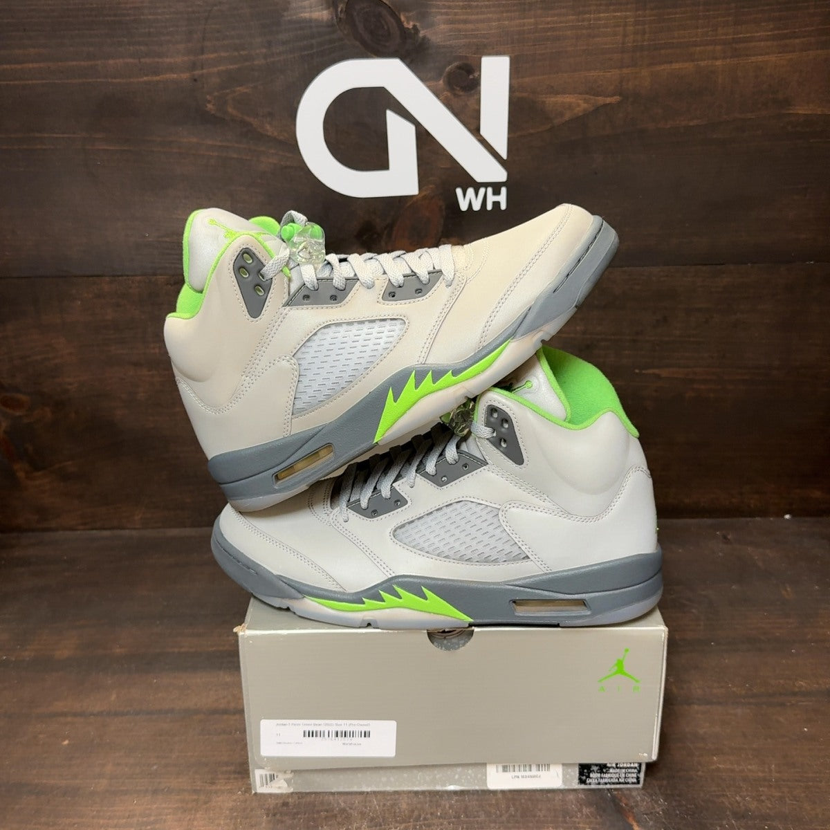 Jordan 5 Retro Green Bean (2022) Size 11 (Pre-Owned) - Image 1