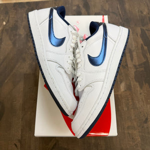 Jordan 1 Retro Low '85 Metallic Blue - Image 1