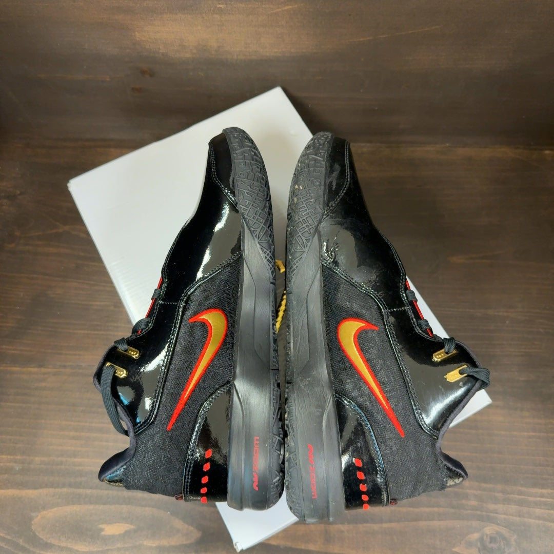 Nike Zoom LeBron NXXT Gen AMPD Black University Red Gold Size 9 (Pre-Owned) - Image 5