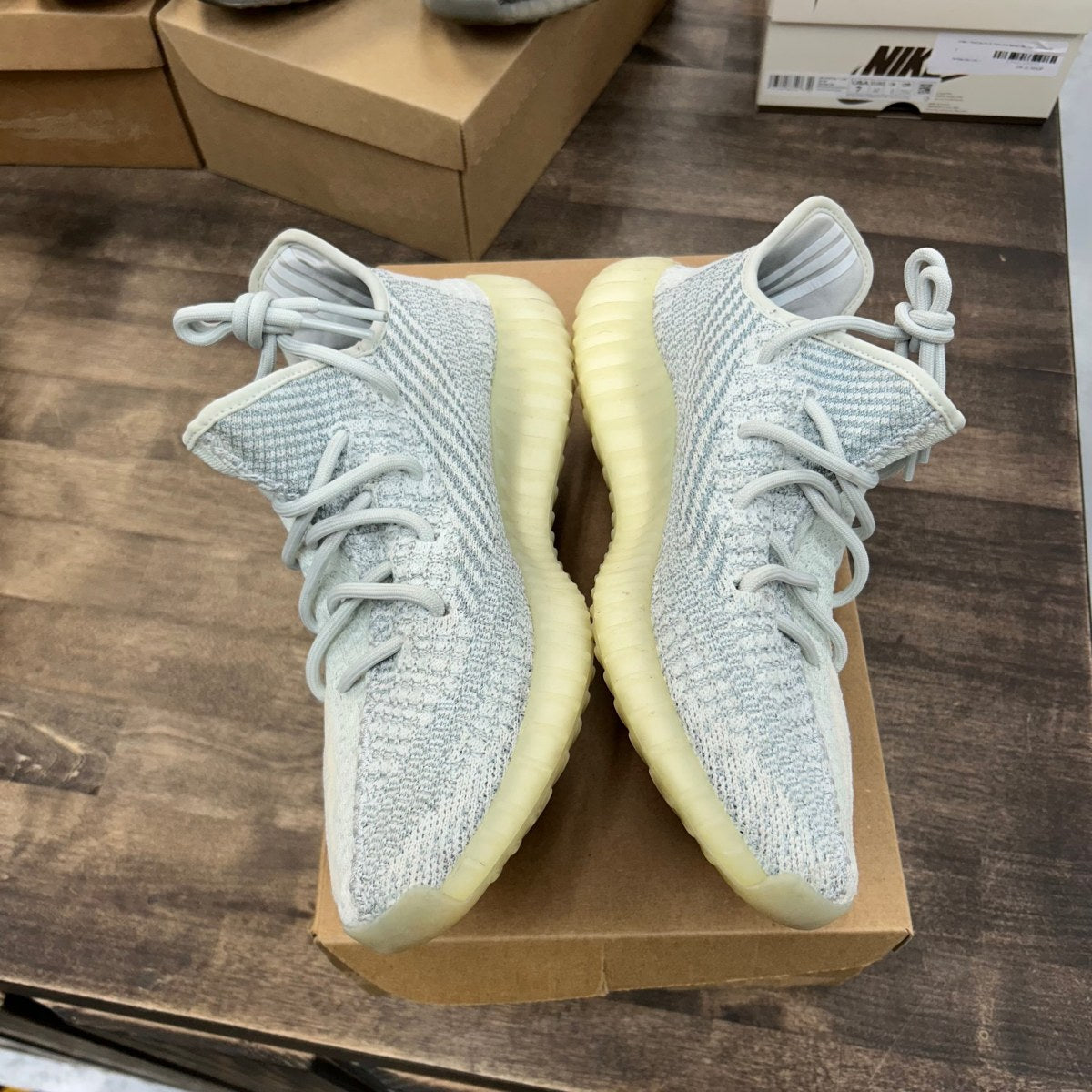 adidas Yeezy Boost 350 V2 Cloud White (Non-Reflective) Size 10 (Pre-Owned) - Image 3