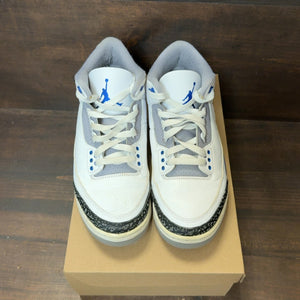 Jordan 3 Retro Racer Blue Size 8.5 (Pre-Owned) - Image 3