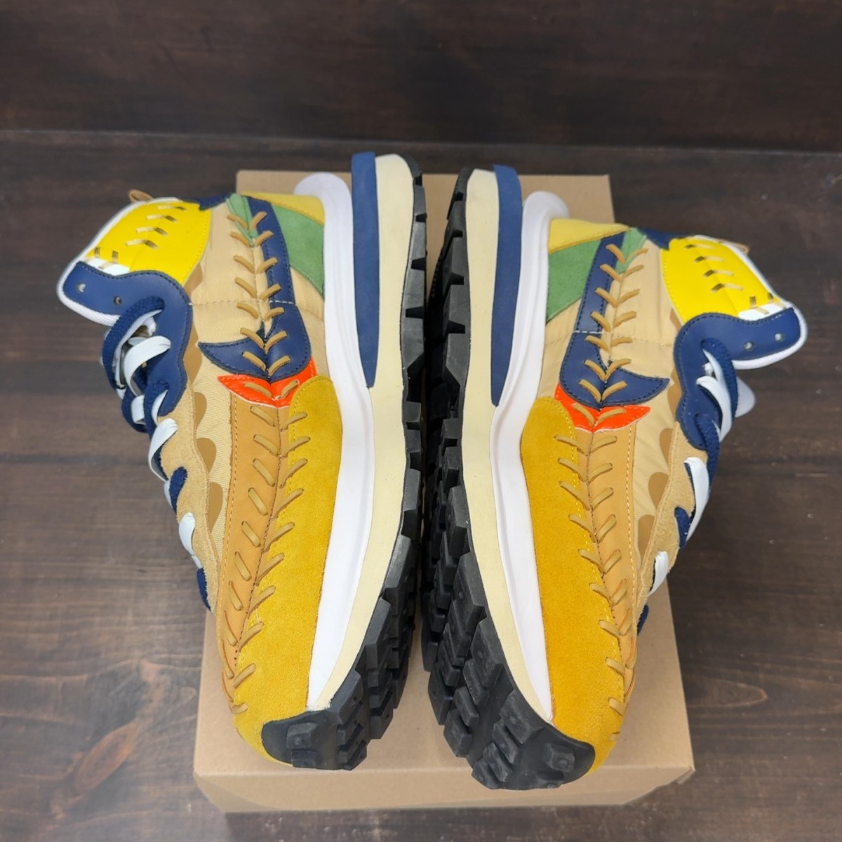 Nike Vaporwaffle sacai Jean Paul Gaultier Sesame Blue Size 11 - Image 4