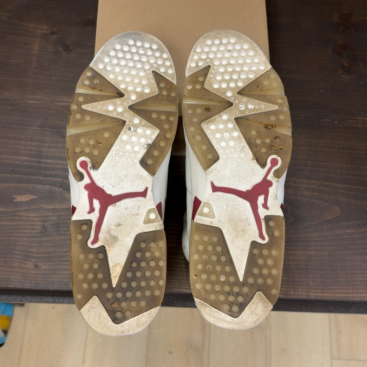 Jordan 6 Retro Maroon (2015) Size 14 (Pre-Owned) - Image 8