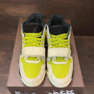 Jordan Jumpman Jack TR Travis Scott Bright Cactus Size 9 (Pre-Owned) - tag