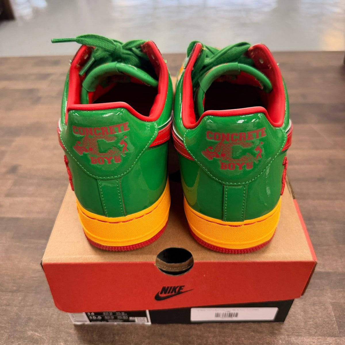 Nike Air Force 1 Low Lil Yachty Concrete Boys Lucky Green - Image 4