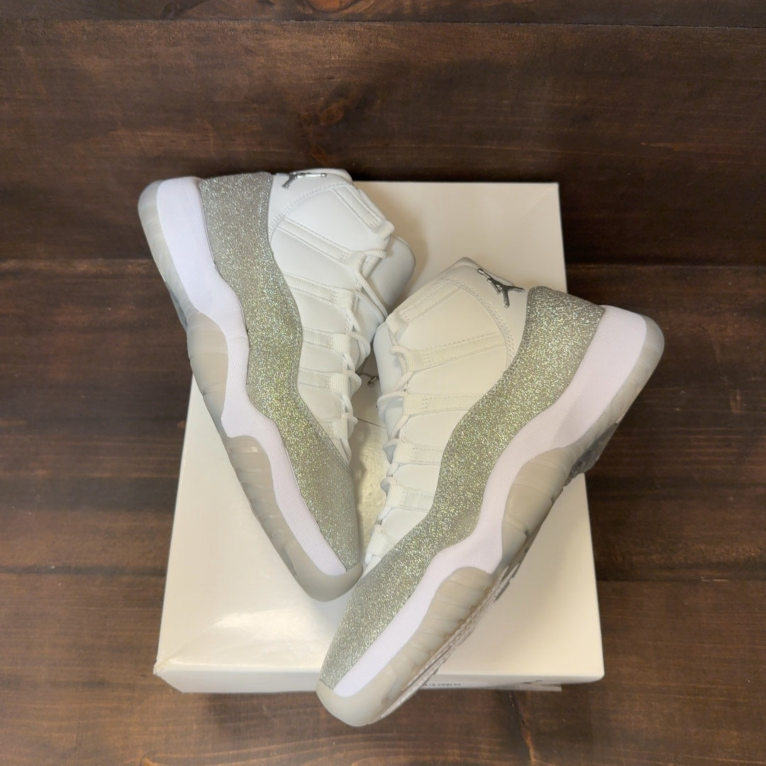 Jordan 11 Retro White Metallic Silver (Women's) - Image 2