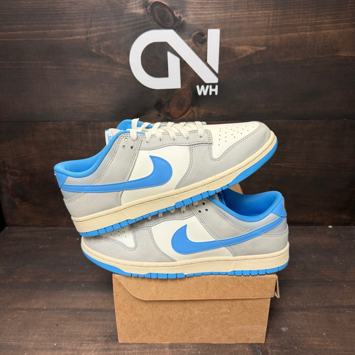 Nike Dunk Low Athletic Department University Blue Size 11 (Pre-Owned) - Image 1