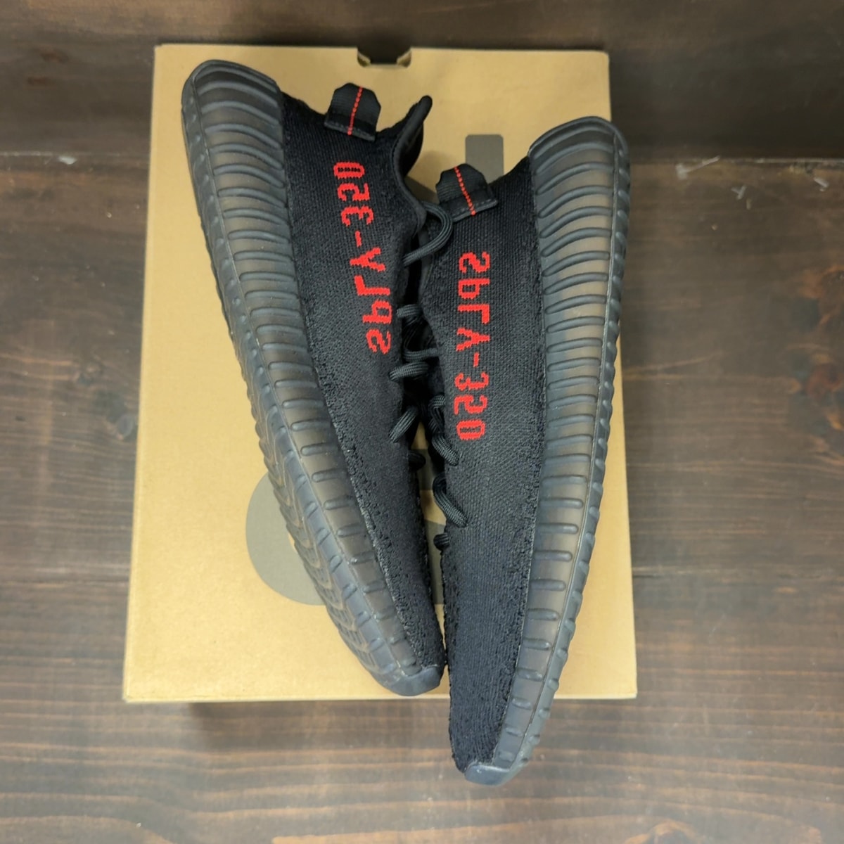 adidas Yeezy Boost 350 V2 Black Red - Image 2