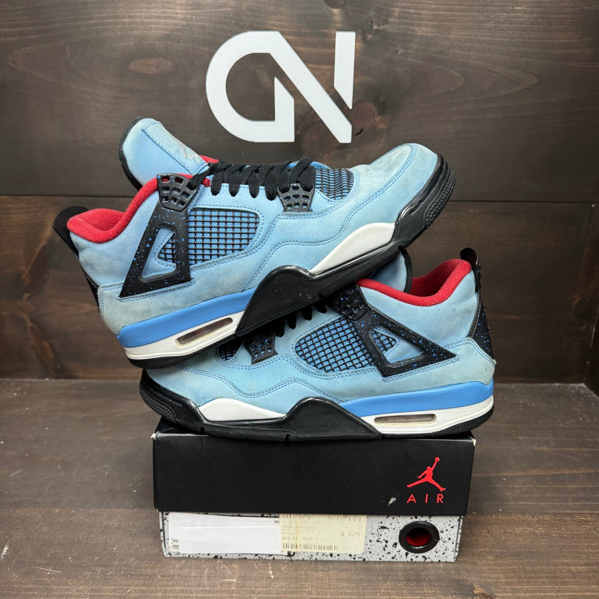 Jordan 4 Retro Travis Scott Cactus Jack Size 11 (Pre-Owned) - Image 1