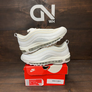 Nike Air Max 97 White Metallic Silver (GS) - Image 1