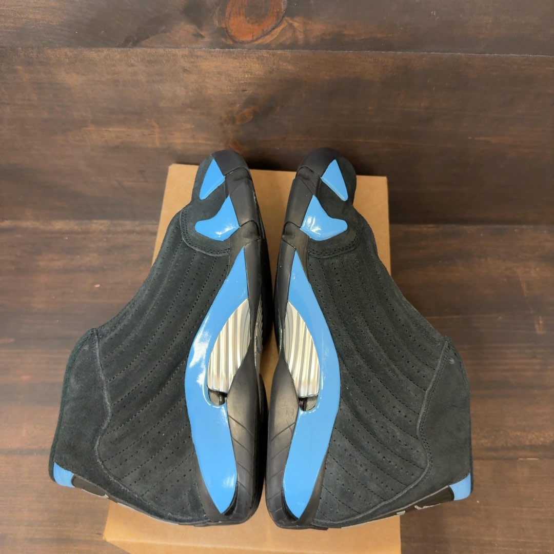Jordan 14 Retro Black University Blue (2026) Size 10 (Pre-Owned) - Image 6