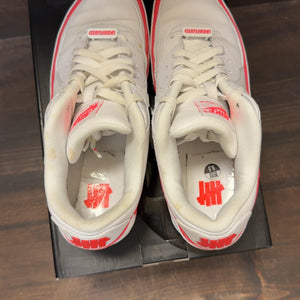 Nike Air Max 90 Undefeated White Solar Red Size 9.5 (Pre-Owned)