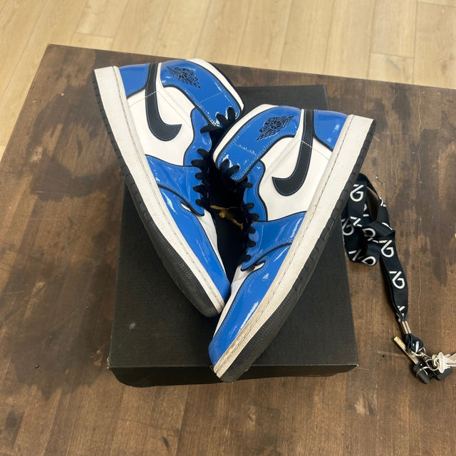 Jordan 1 Mid Signal Blue - Image 1