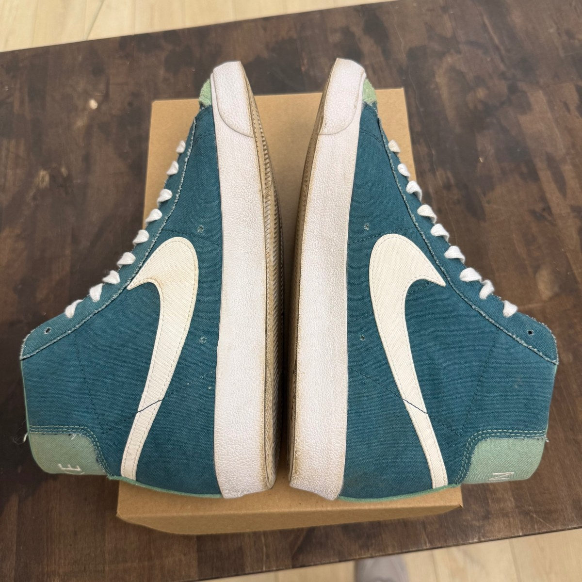 Nike Blazer Mid 77 Vintage Jade Ash Green Size 11 (Pre-Owned) - Image 5