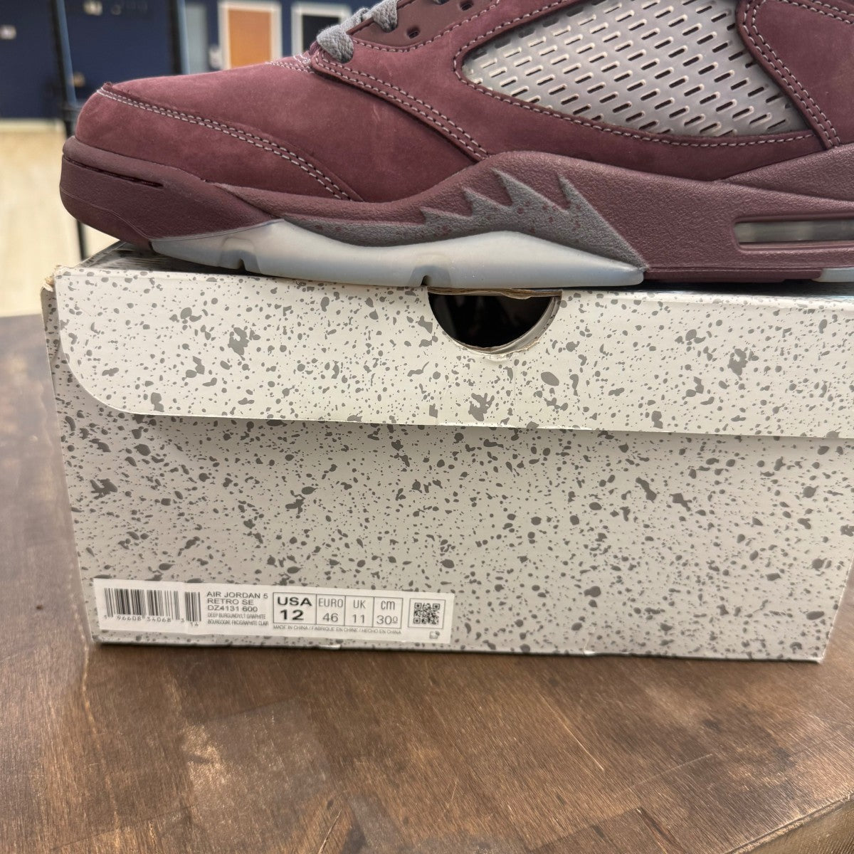 Jordan 5 Retro Burgundy (2023) - Image 6