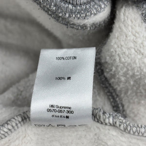 Supreme Patchwork Hooded Sweatshirt Heather Grey Size XL (Pre-Owned) - sole
