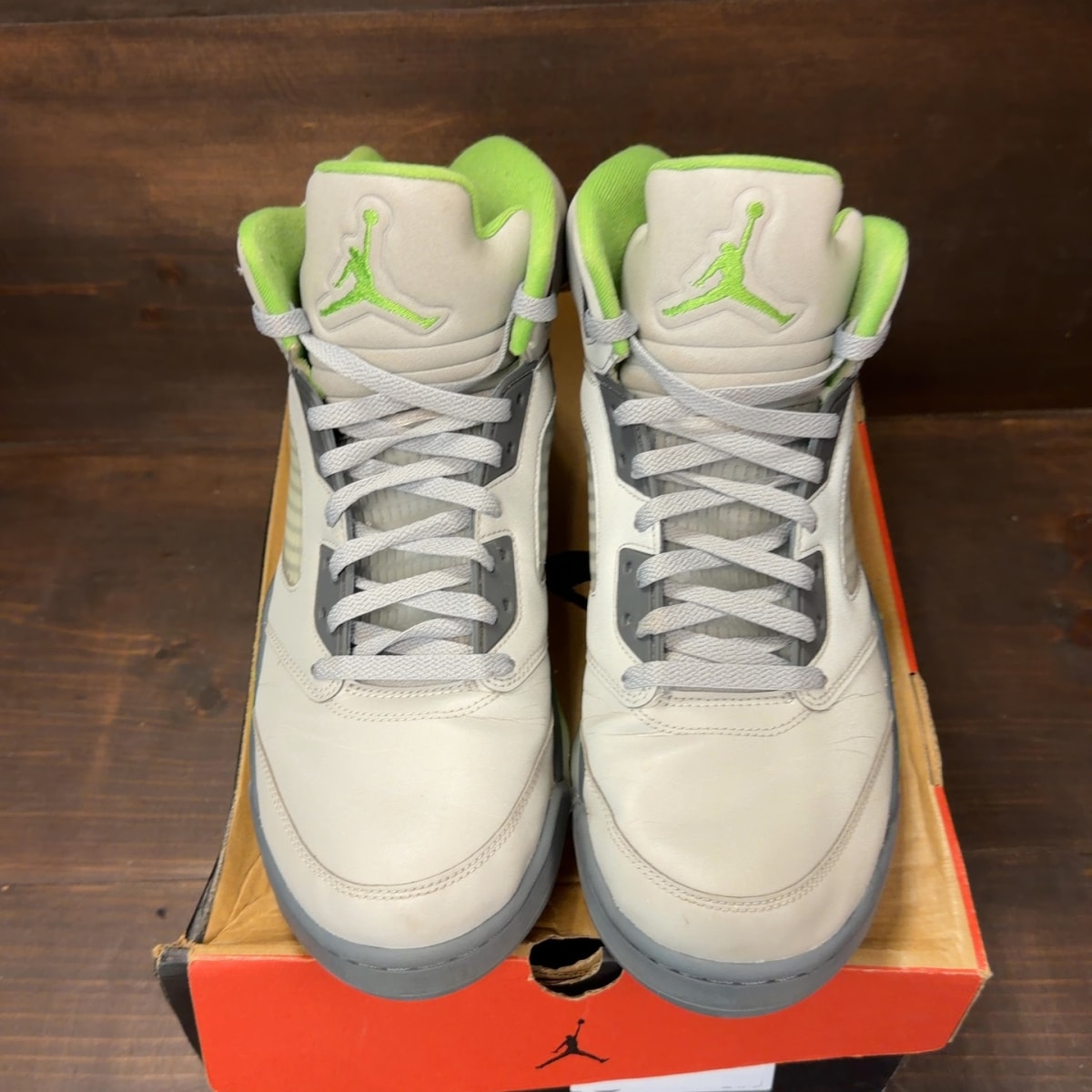 Jordan 5 Retro Green Bean (2022) Size 13 (Pre-Owned) - tag