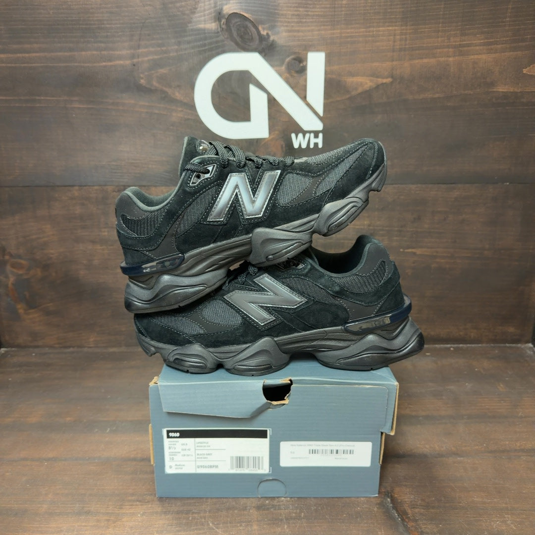 New Balance 9060 Triple Black - Image 1