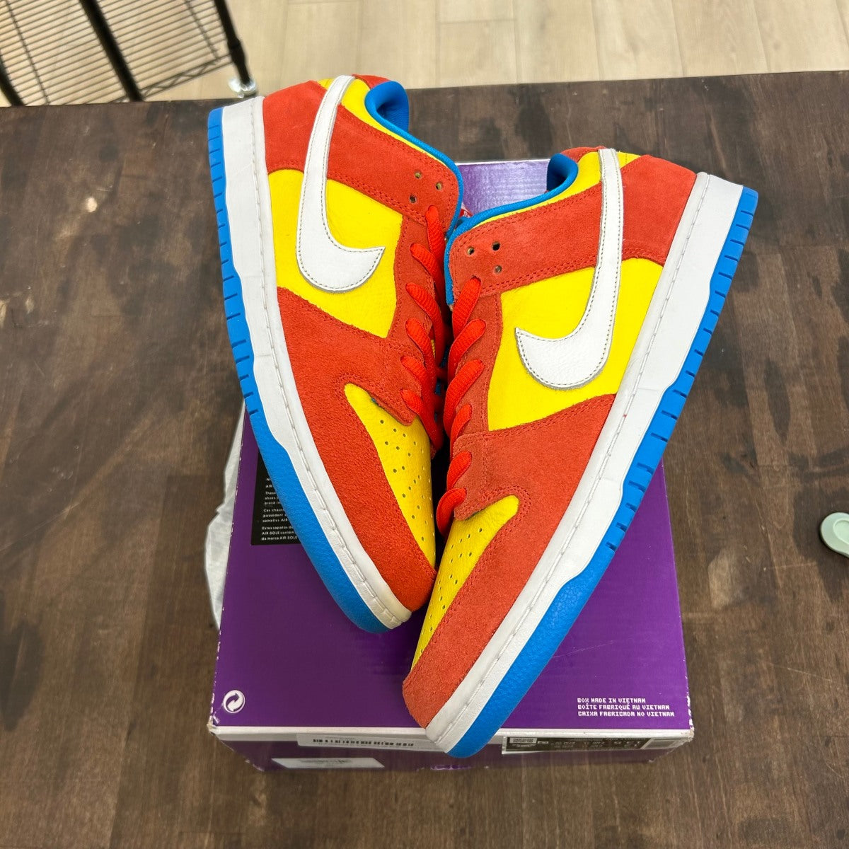 Nike SB Dunk Low Pro Bart Simpson Size 12 (Pre-Owned) - Image 1