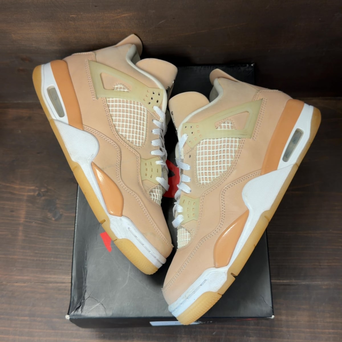Jordan 4 Retro Shimmer (Women's) Size 8.5W (Pre-Owned) - Image 2