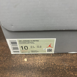 Jordan 14 Retro Black Toe (2024) Size 10 (Pre-Owned)