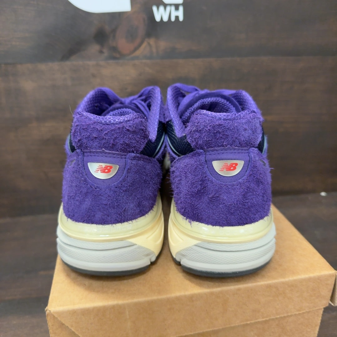 New Balance 990v4 MiUSA Teddy Santis Plum Purple Size 12 (Pre-Owned) - Image 4