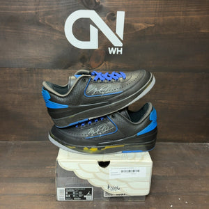 Jordan 2 Retro Low SP Off-White Black Blue - Image 1