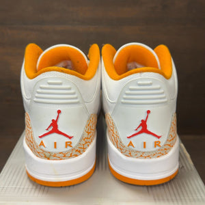 Jordan 3 Retro Orange Citrus (Women's) Size 11W (Pre-Owned) - aux