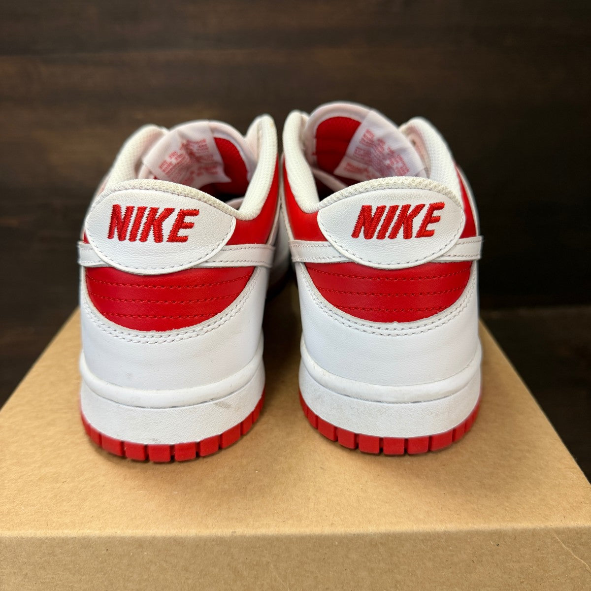 Nike Dunk Low Championship Red (GS) Size 7Y (Pre-Owned) - Image 4