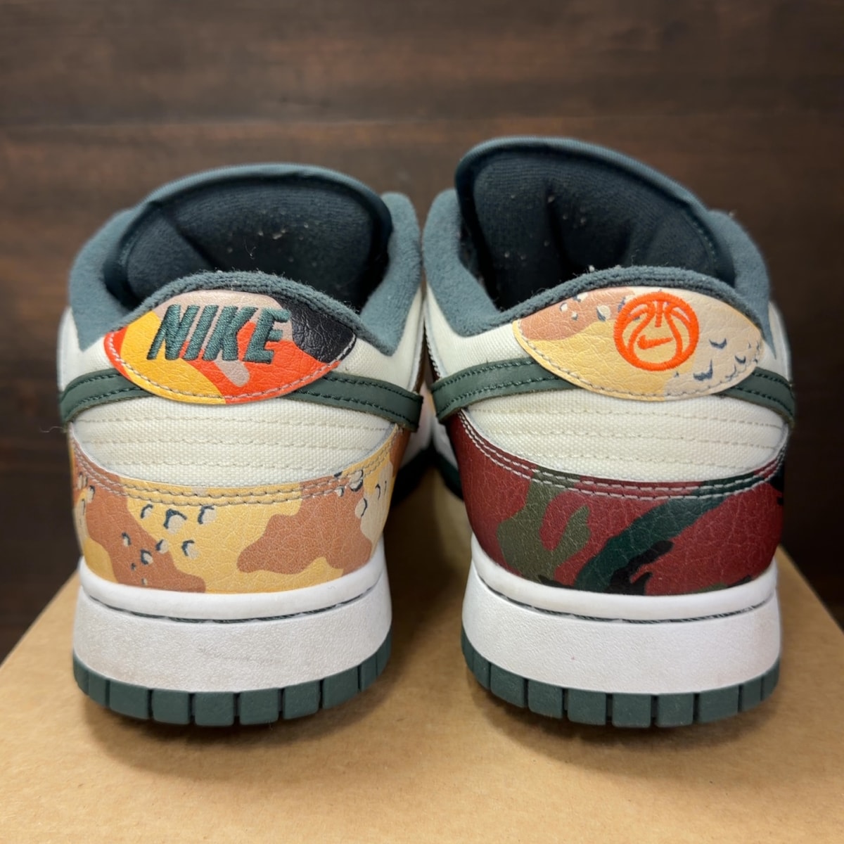Nike Dunk Low SE Sail Multi-Camo Size 9.5 (Pre-Owned) - Image 4
