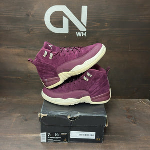 Jordan 12 Retro Bordeaux (GS) Size 7Y (Pre-Owned) - front