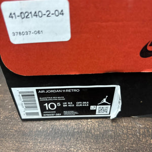 Jordan 11 Retro Playoffs Bred (2019) Size 10.5 (Pre-Owned) - Image 7