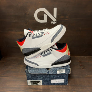 Jordan 3 Retro SE Fire Red Denim (2020) Size 13 - front