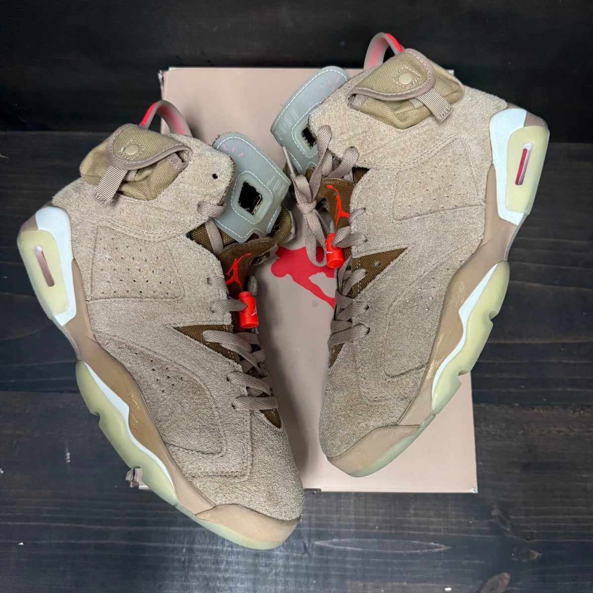 Jordan 6 Retro Travis Scott British Khaki - Image 3
