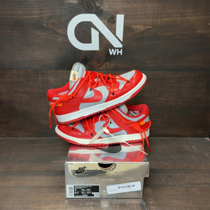 Nike Dunk Low Off-White University Red - Image 1