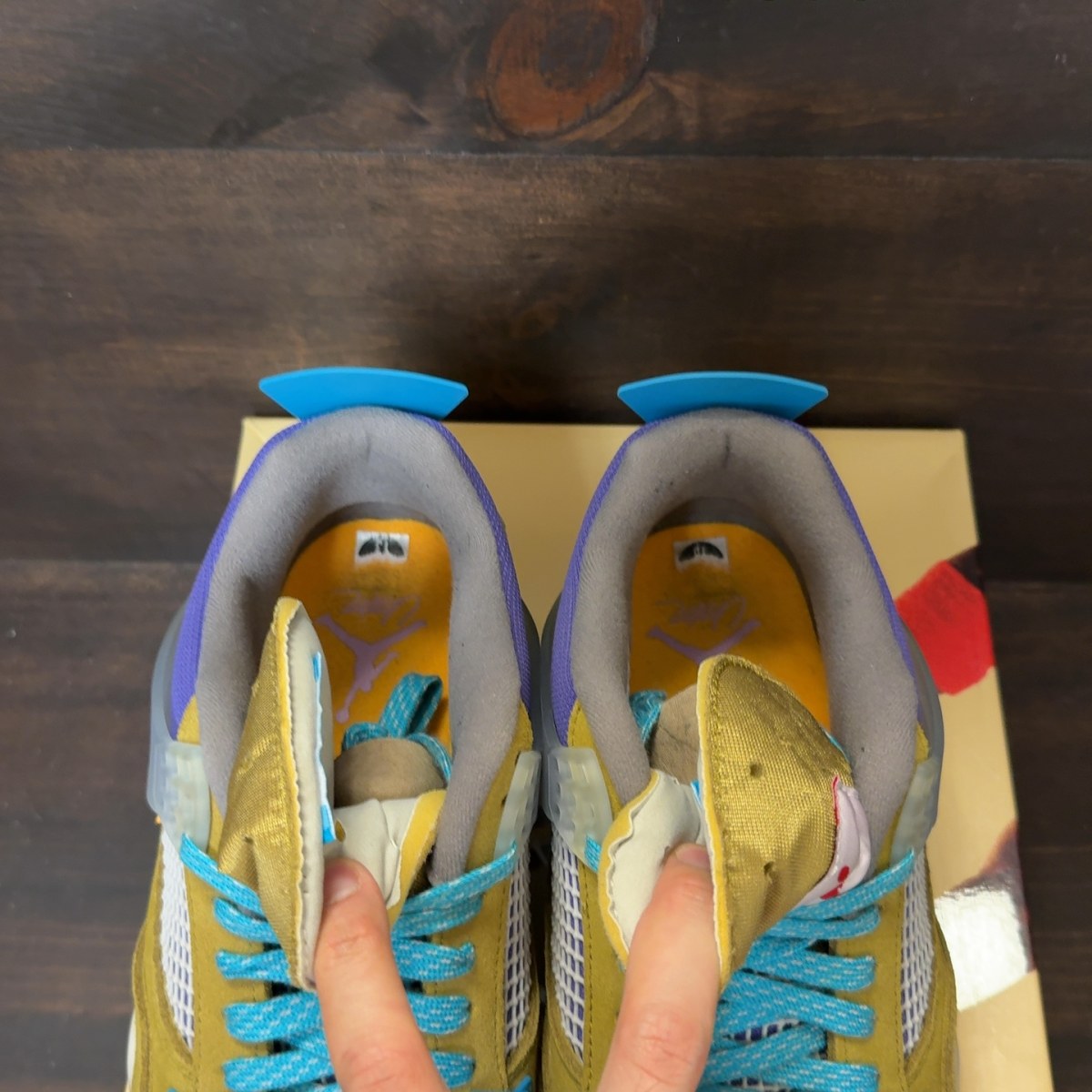 Jordan 4 Retro SP 30th Anniversary Union Desert Moss - Image 4