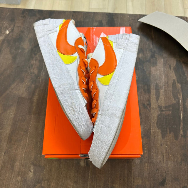 Nike Blazer Low sacai White Magma Orange - Image 1