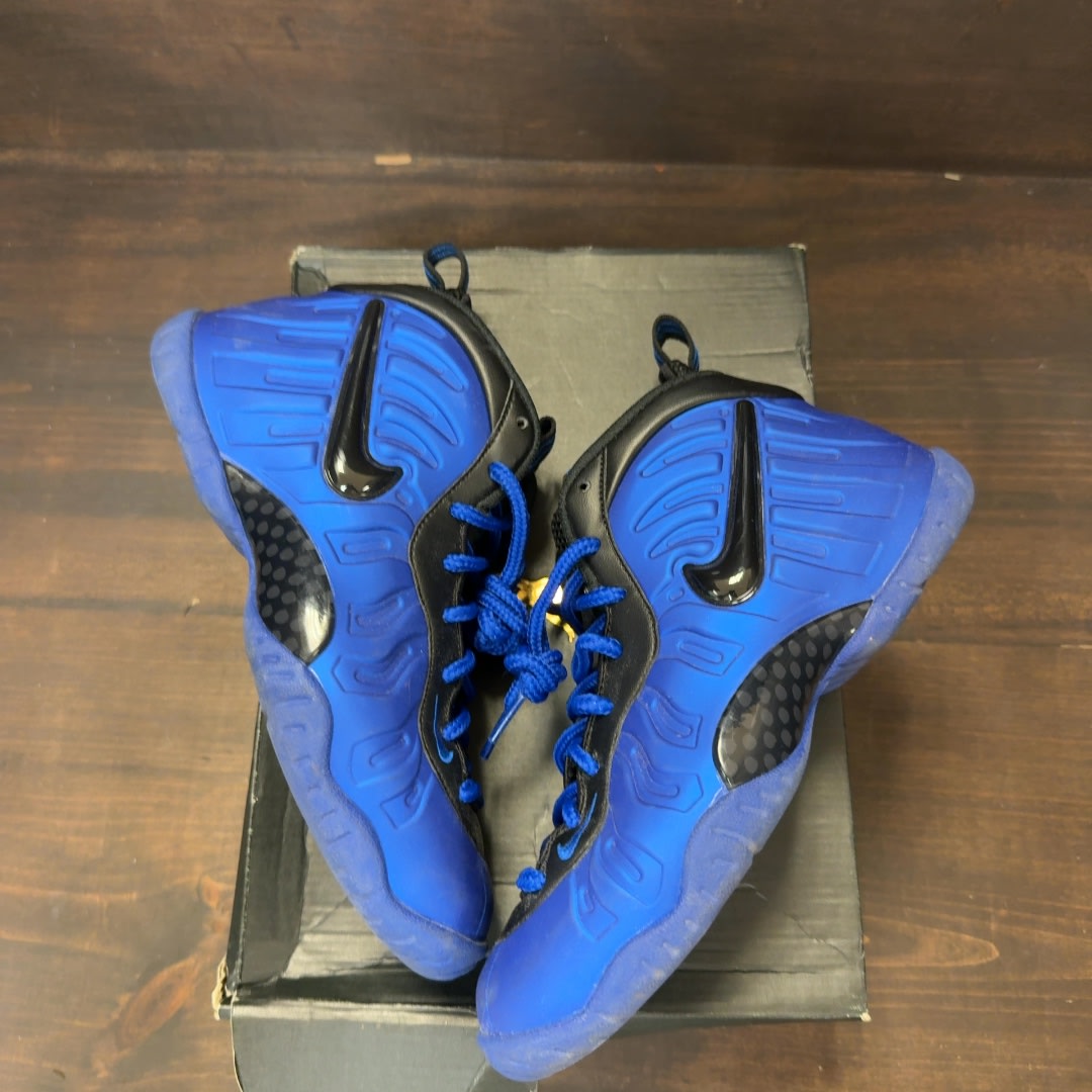 Nike Air Foamposite Pro Hyper Cobalt (GS) Size 5Y (Pre-Owned) - Image 2