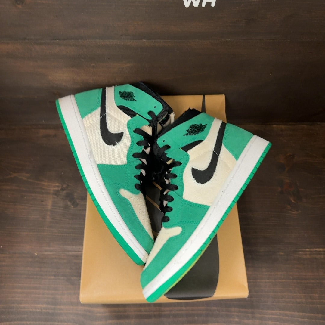 Jordan 1 High Zoom Air CMFT Stadium Green Size 10.5 (Pre-Owned)