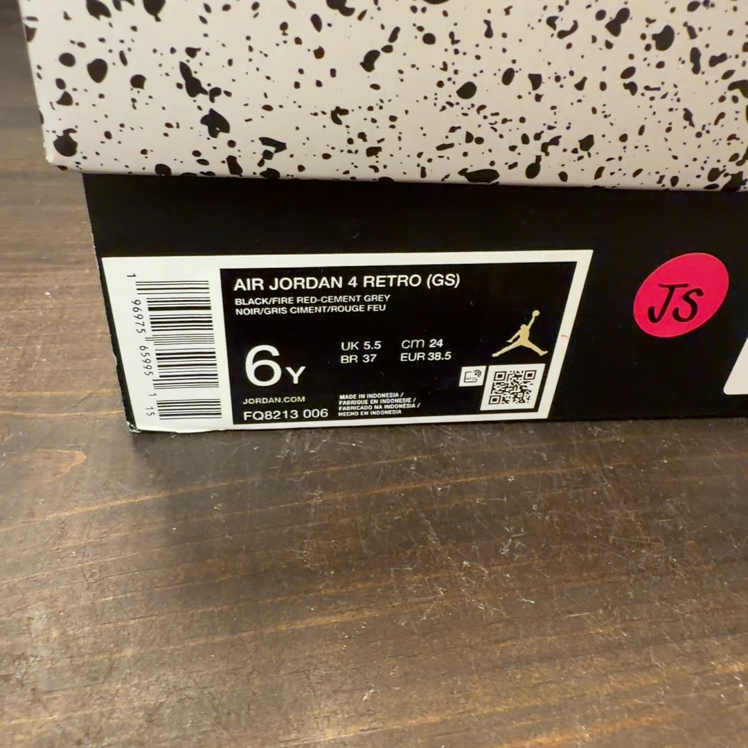 Jordan 4 Retro Bred Reimagined (GS) - Image 7