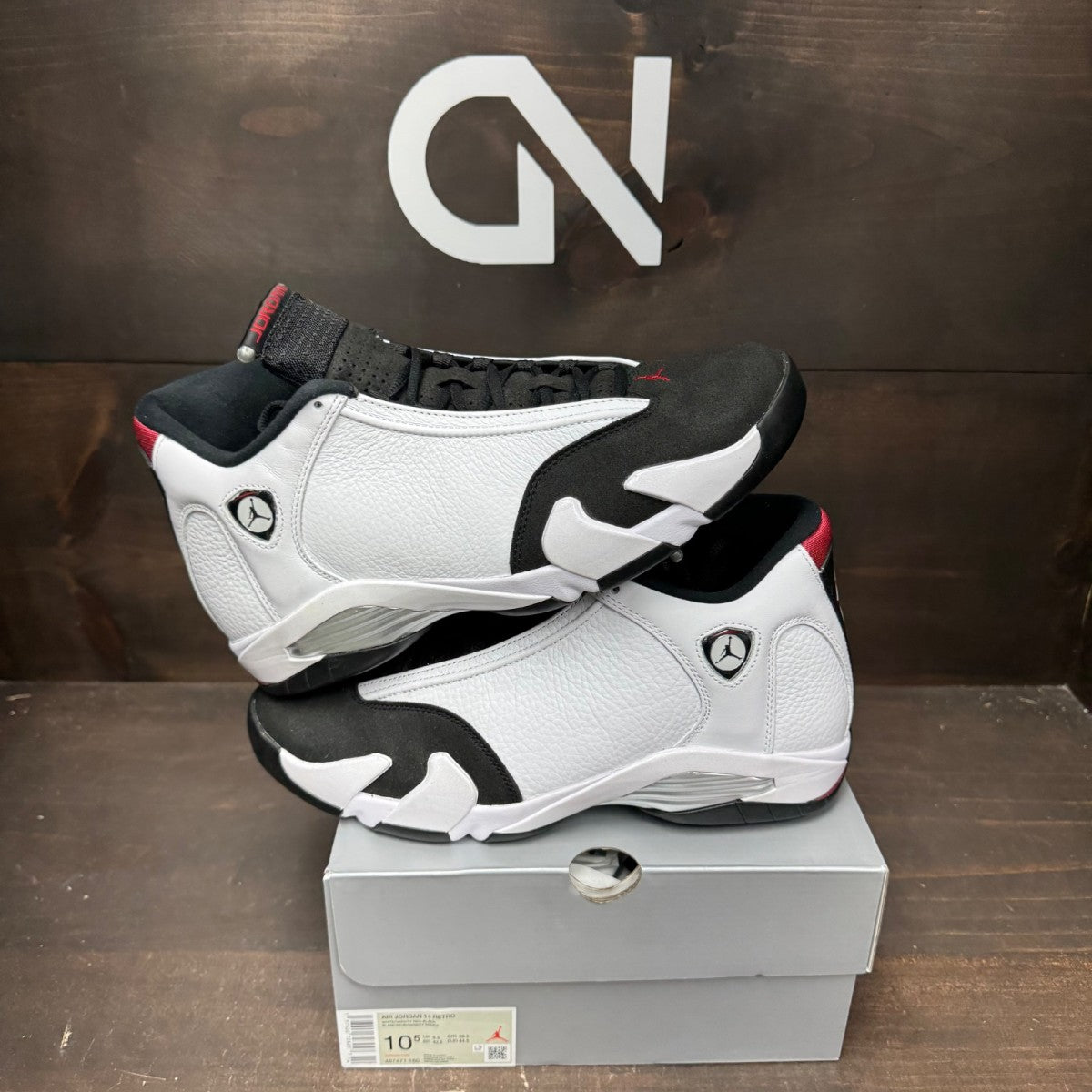 Jordan 14 Retro Black Toe (2024) - Image 1
