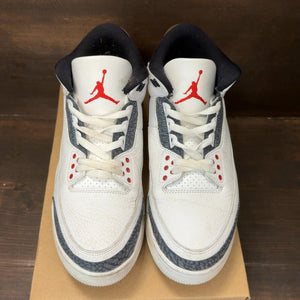 Jordan 3 Retro SE-T CO.JP Fire Red Denim Size 9.5 (Pre-Owned) - Image 3