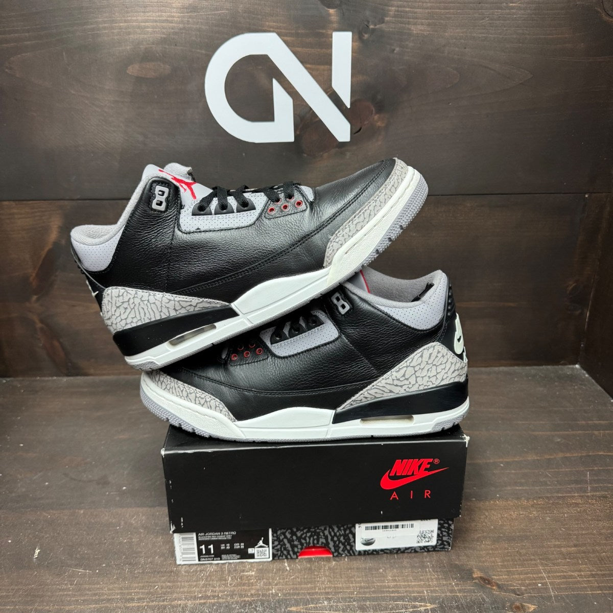 Jordan 3 Retro OG Black Cement (2024) - Image 1