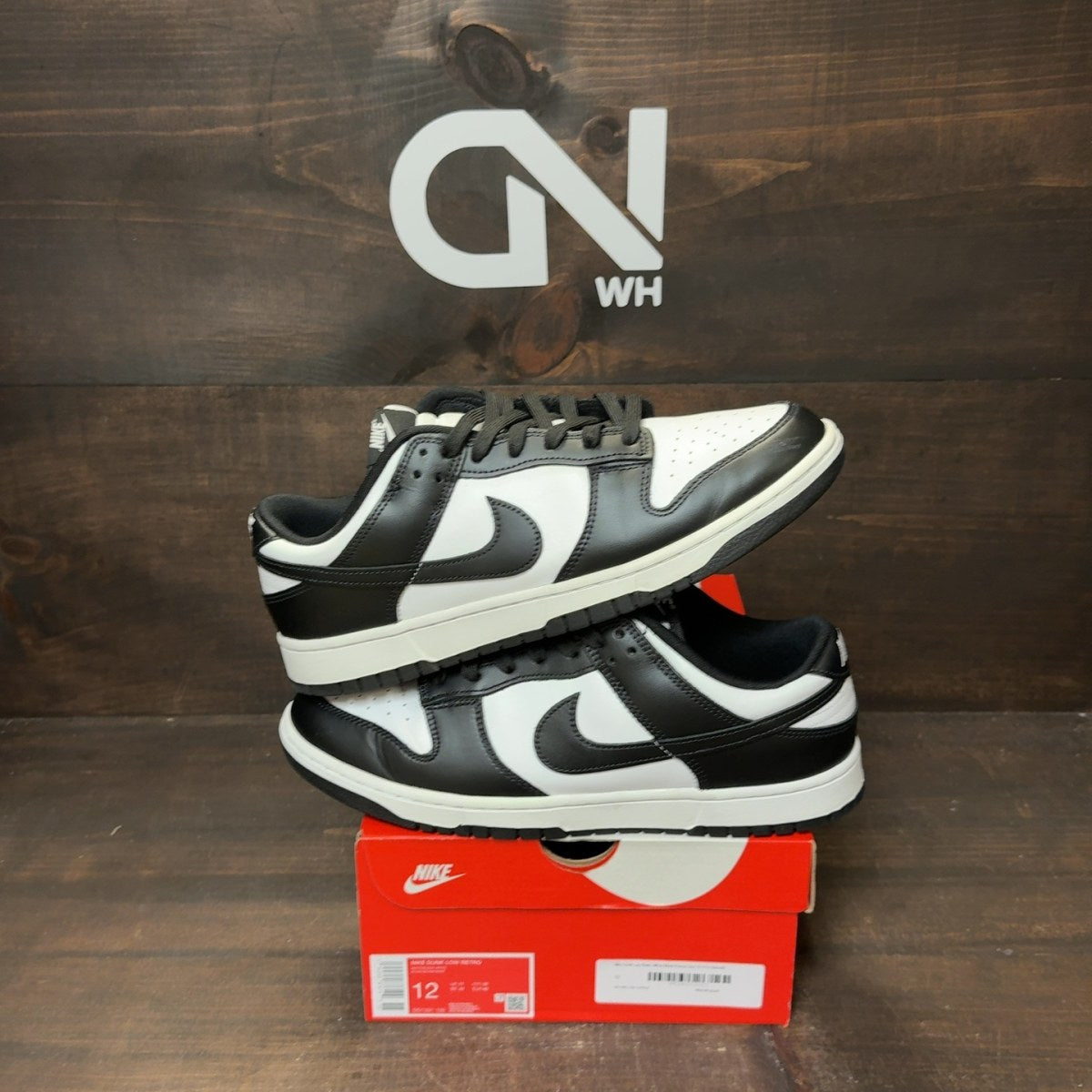 Nike Dunk Low Retro White Black Panda - Image 1