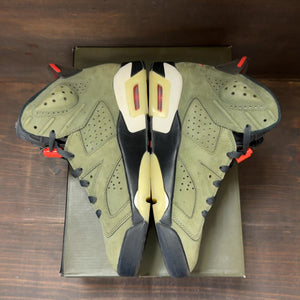 Jordan 6 Retro Travis Scott Size 9.5 (Pre-Owned) - aux