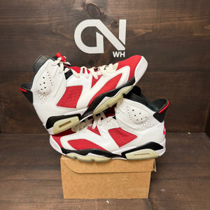 Jordan 6 Retro Carmine (2021) Size 9.5 (Pre-Owned) - Image 1