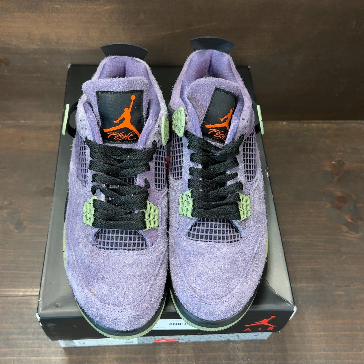 Jordan 4 Retro Canyon Purple (Women's) Size 9W (Pre-Owned) - tag