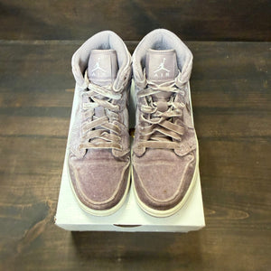 Air Jordan 1 Mid SE Purple Velvet (Women's) - Image 3
