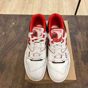 New Balance 550 White Red Black Size 12 (Pre-Owned) - Image 2